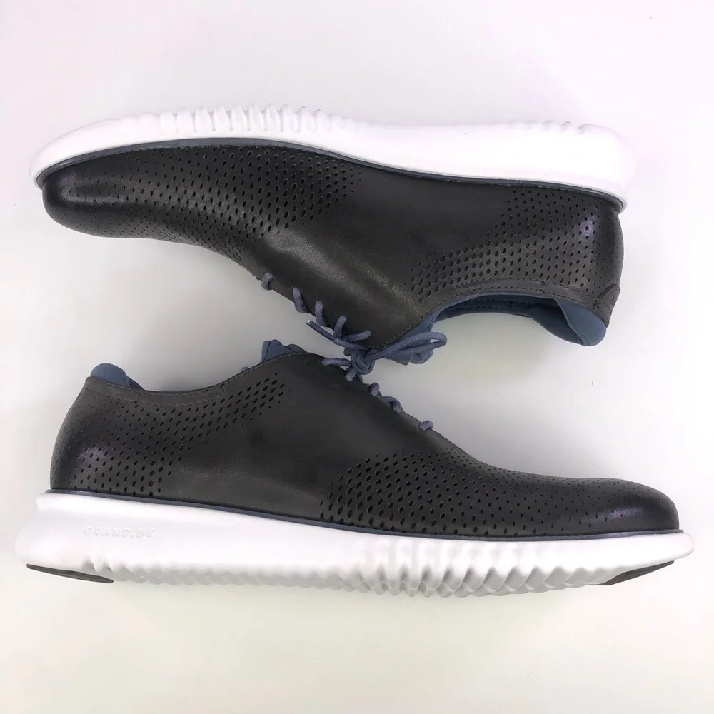 Cole Haan C32215 Men's Zeroground Gray/Blue/White Oxford - Size 12M